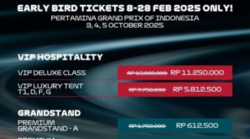 IndonesianGP 2025,Tawarkan Tiket Spesial Periode Early Bird