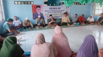 Reses Masa Persidangan ke-III,Lalu Muhamad Akhyar Komitmen Perjuangkan Aspirasi Masyarakat