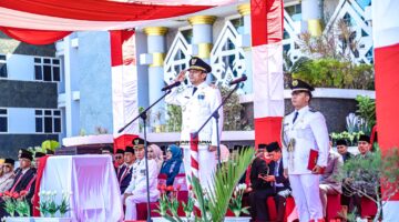 Bupati Pathul Pimpin Apel HUT RI Ke 80
