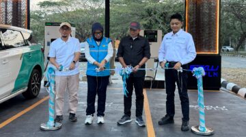 BIZAM dan PLN Resmikan SPKLU,Perkuat Ekosistem Kendaraan Listrik di NTB