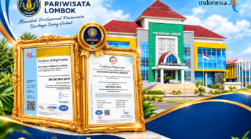 Poltekpar Lombok Raih Dua Sertifikasi ISO, Perkuat Standar Mutu Pendidikan Pariwisata